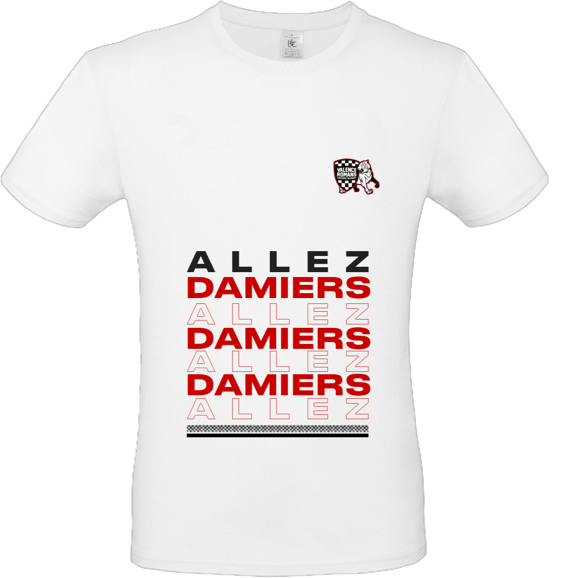 T-shirt Supporter allez Damiers 25/26